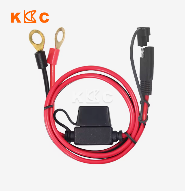 SAE to O ring terminal with fuse